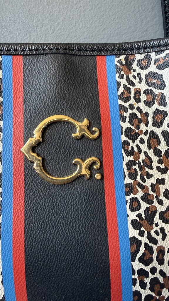 Leopard Open Top Tote Bag