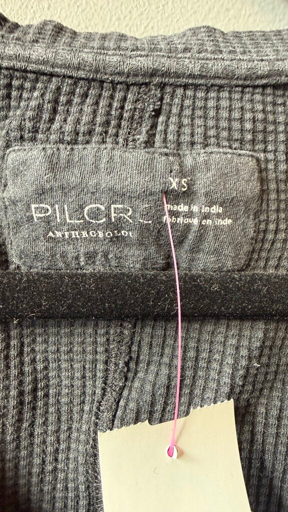 Waffle Vneck Longsleeve Tee