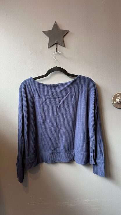 Waffle Crop Longsleeve Tee