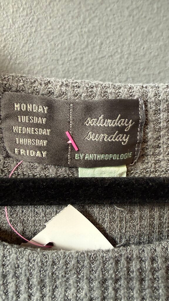 Waffle Crop Longsleeve Tee