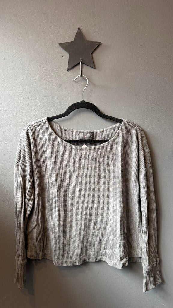 Waffle Crop Longsleeve Tee