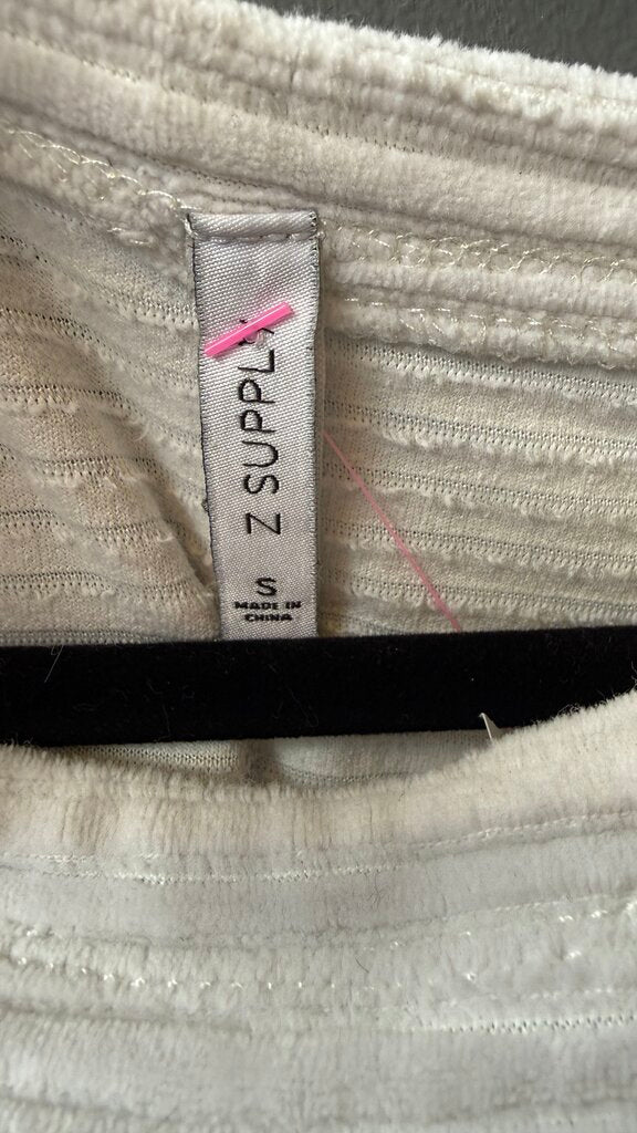 Velvet Burnout Stripe Dolman Top