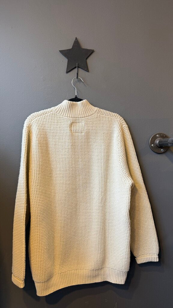 Recycled Poly Waffle 1/4 Zip Sweater