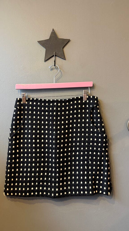 Wool Woven Mini Skirt