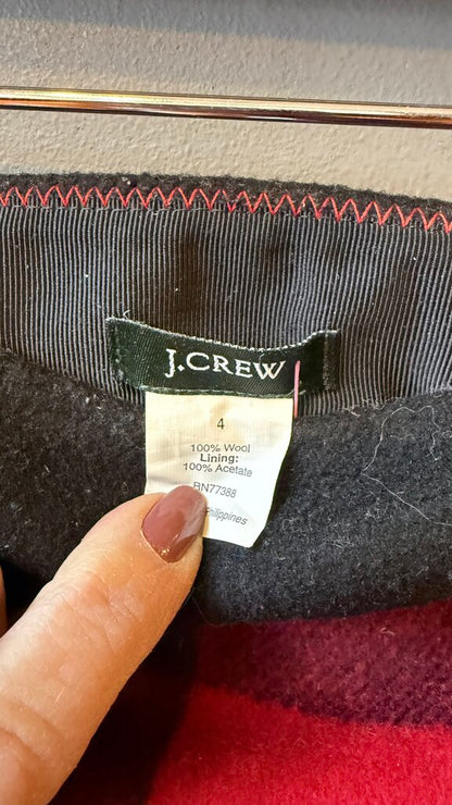 Wool Buffalo Check Mini Skirt