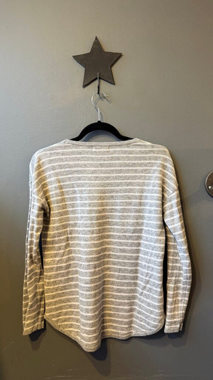 Stripe Cashmere Sweater