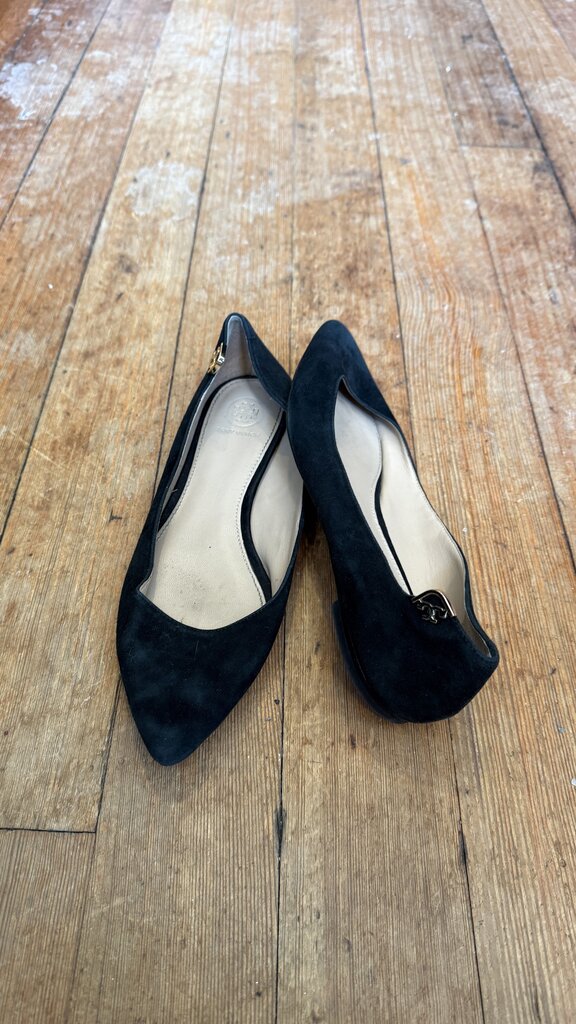 Suede Pointed Flats