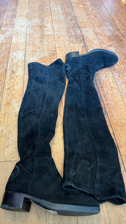 Suede Over the Knee Boots