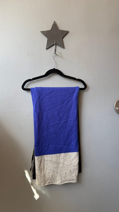Wool Cashmere Colorblock Scarf
