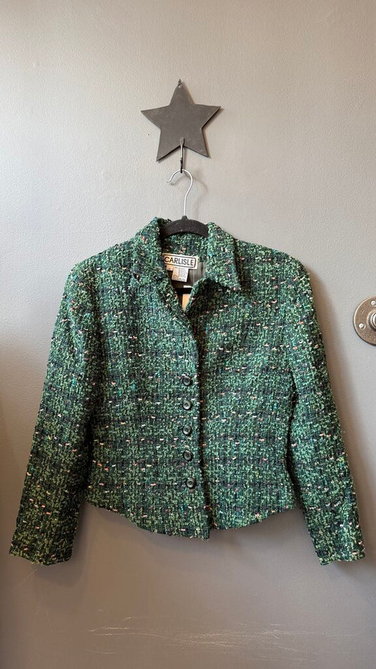Eyelash Tweed Vintage Jacket