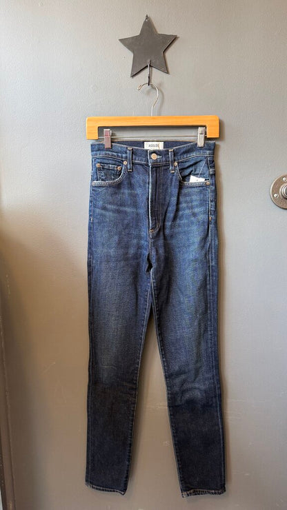 Pinch Waist Skinny Jeans