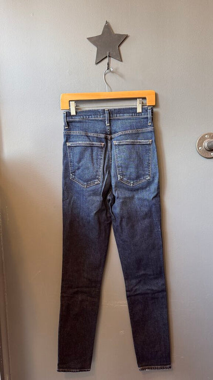 Pinch Waist Skinny Jeans
