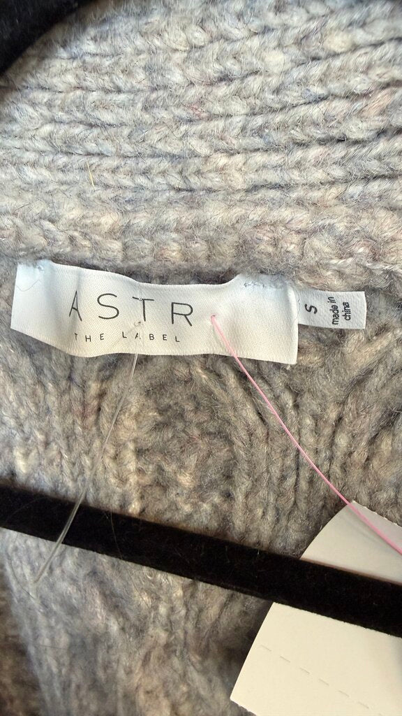 Chunky Cableknit Long Cardigan Sweater