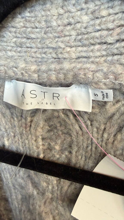 Chunky Cableknit Long Cardigan Sweater