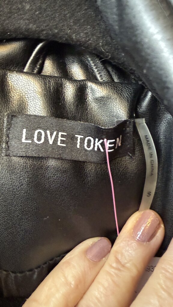 Faux Leather Puffer Long Vest