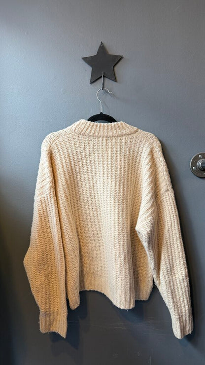 Cashmere Wool Mockneck Sweater
