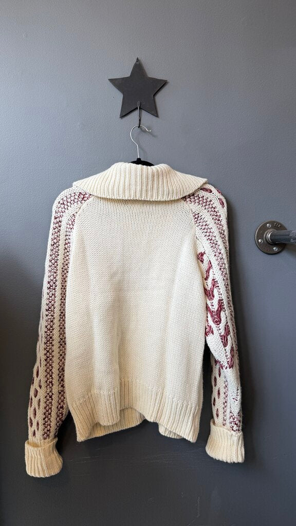 1/4 Zip Cableknit Sweater