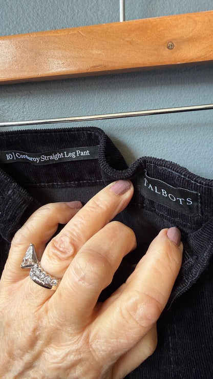 Corduroy Straight Leg Pants
