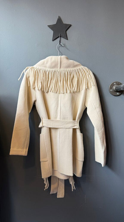 Fringe Wrap Cardigan Sweater Jacket