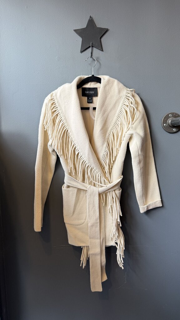 Fringe Wrap Cardigan Sweater Jacket