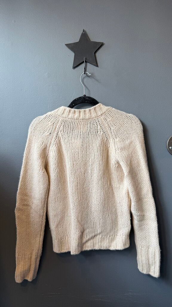 Cashmere Silk Vneck Sweater