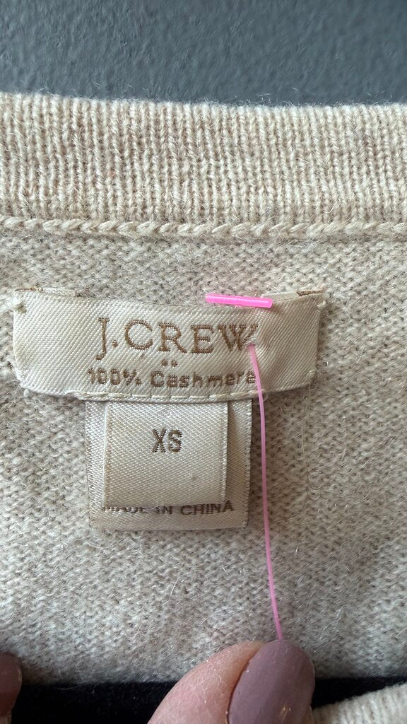 Cashmere Raw Hem Crewneck Sweater