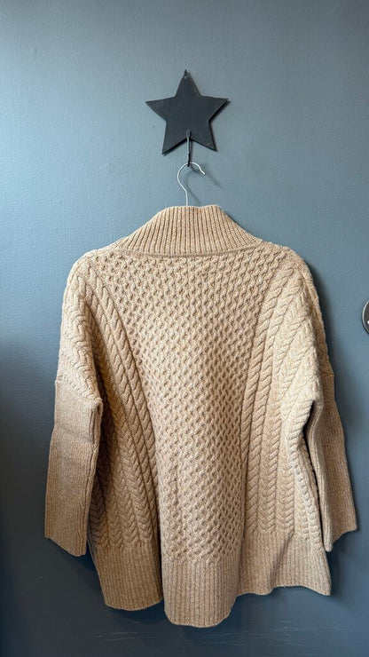 Merino Wool Mockneck Boxy Sweater
