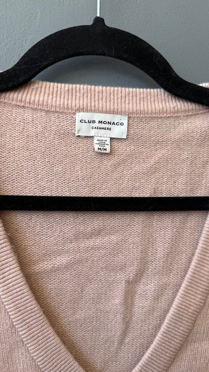 Cashmere Vneck Boxy Sweater