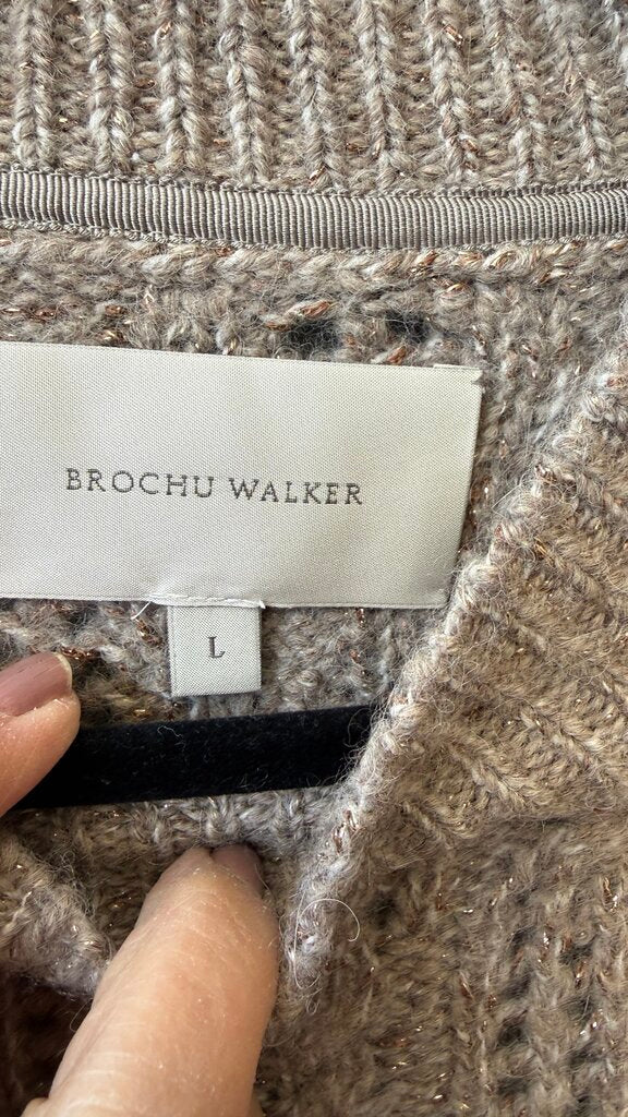 Metallic Thread Knit Sweater