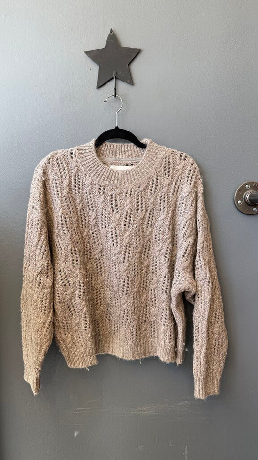 Metallic Thread Knit Sweater