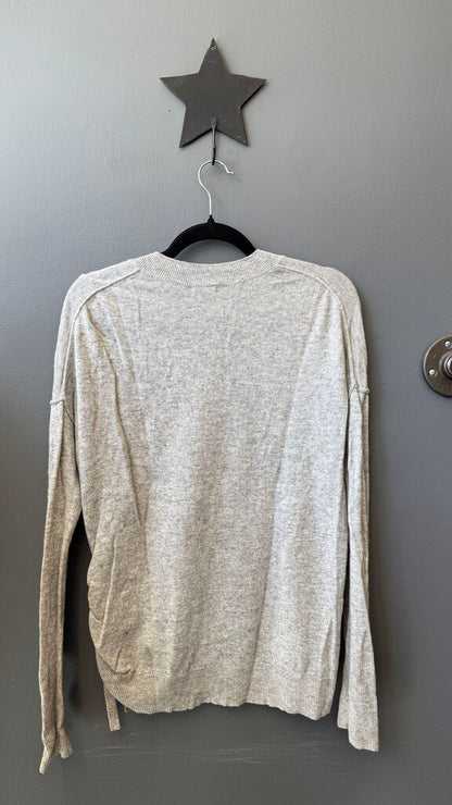 Ruched Hip Vneck Sweater