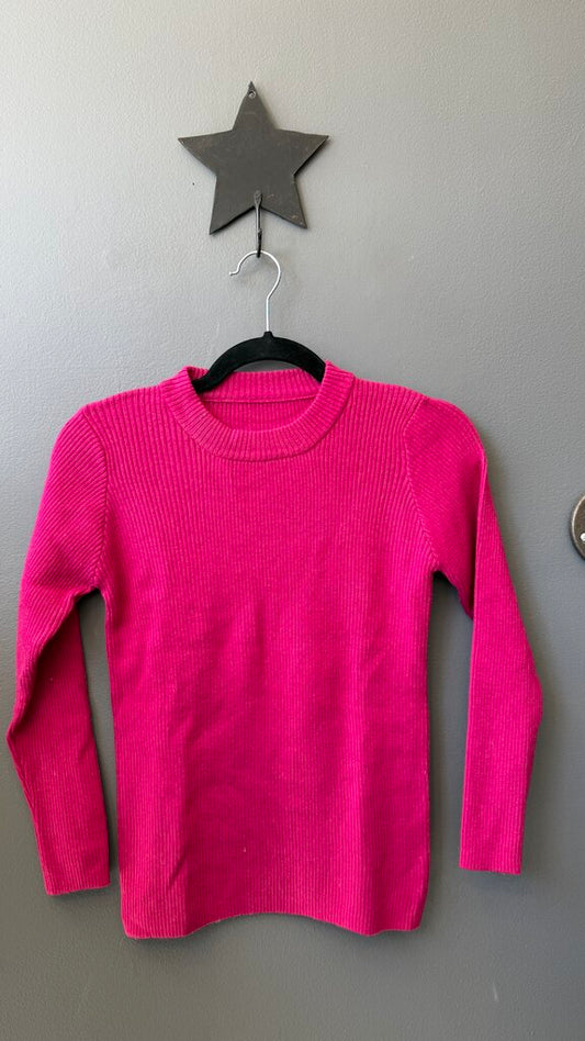 Ribbed Crewneck Sweater