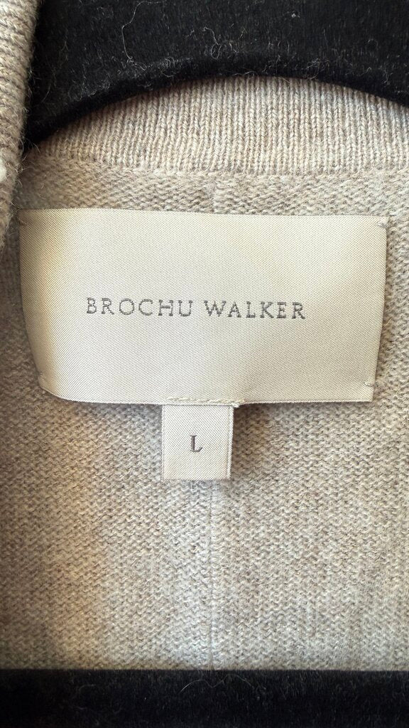 Cashmere Button Up Shirt Sweater