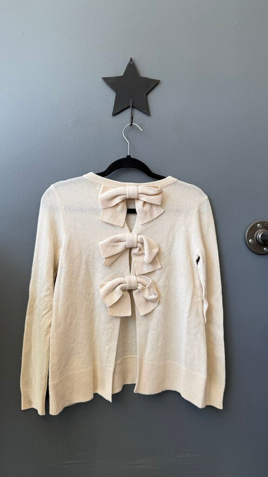 Bow Back Cashmere Sweater