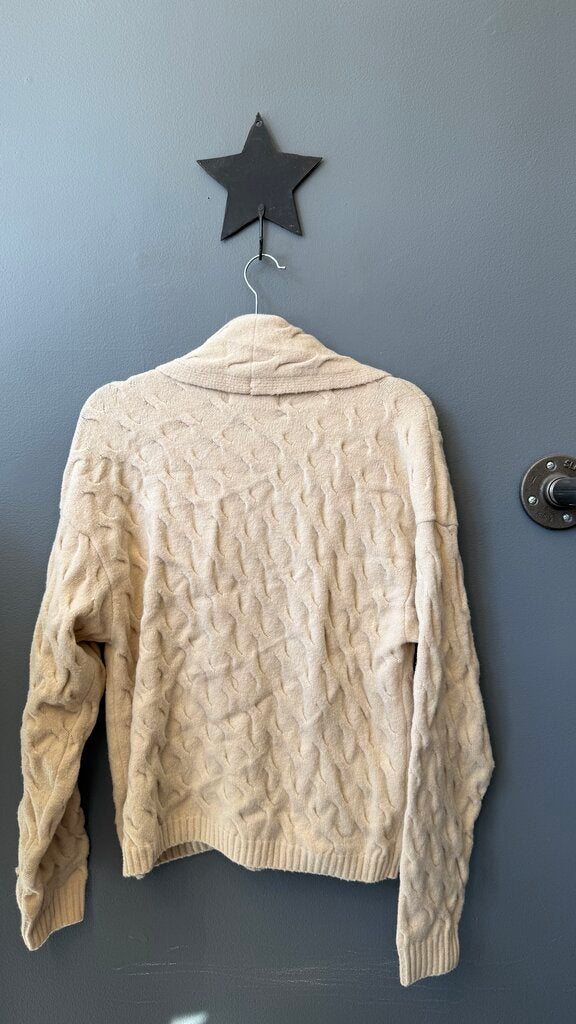 Stretch Double Breasted Cardigan Sweater