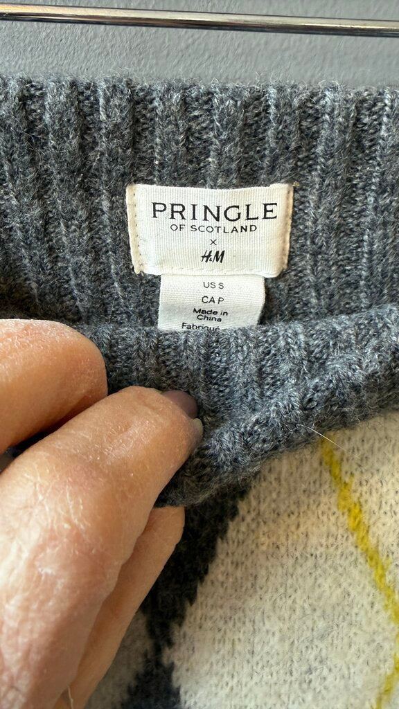 Argyle Sweater Midi Skirt