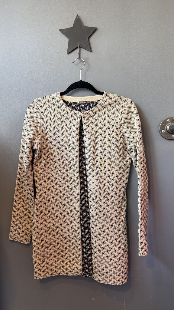 Metallic Sweater Cardigan Jacket