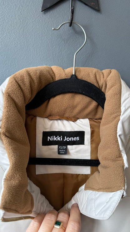 Faux Leather Puffer Vest