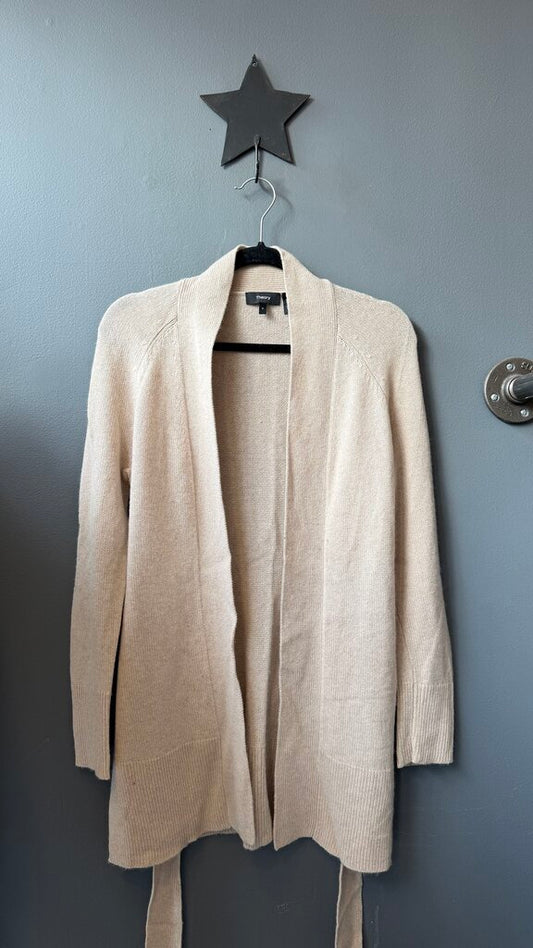 Cashmere Belted Cardigan Sweater