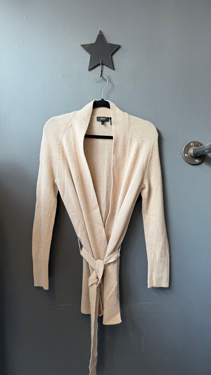 Cashmere Belted Cardigan Sweater
