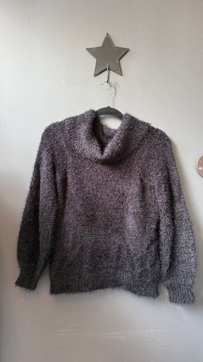 Eyelash Cowlneck Sweater