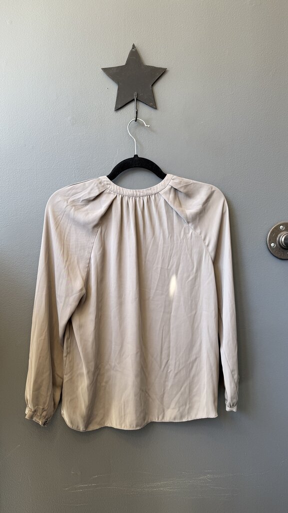 Petite Pleat Shoulder Blouse