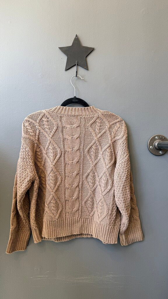 Cableknit Boxy Sweater