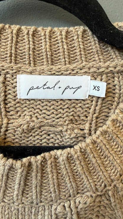 Cableknit Boxy Sweater