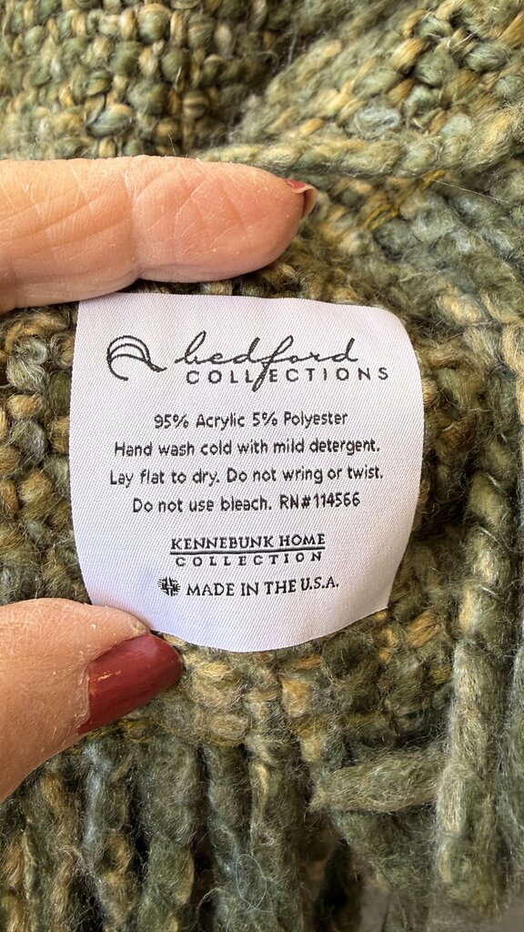 Kennebunk Home Fringe Throw Blanket