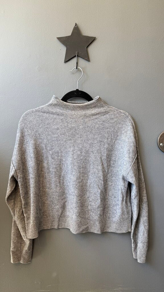 Cashmere Mockneck Boxy Sweater
