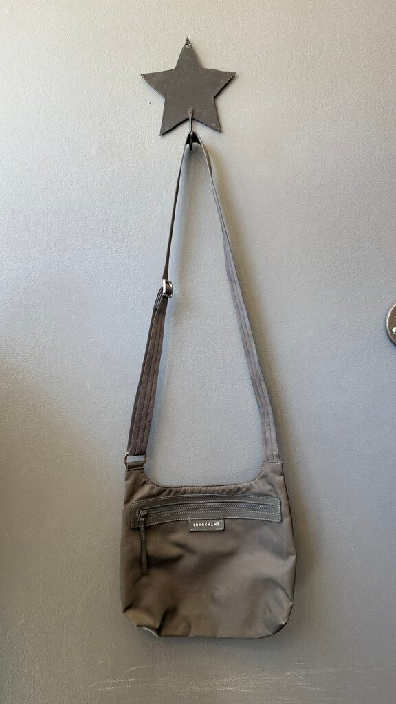 Nylon Flat Crossbody Bag