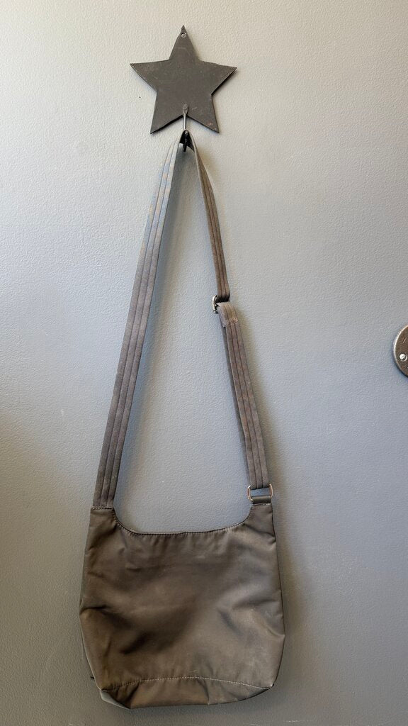 Nylon Flat Crossbody Bag