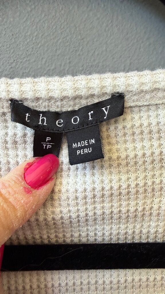 Waffle Stripe Scoopneck Top