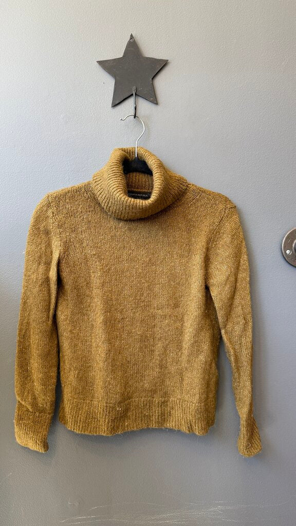 Merino Wool Alpaca Turtleneck Sweater